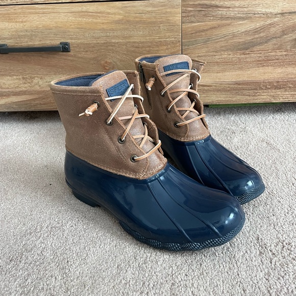 Sperry Shoes - Navy Sperry Duck Boots